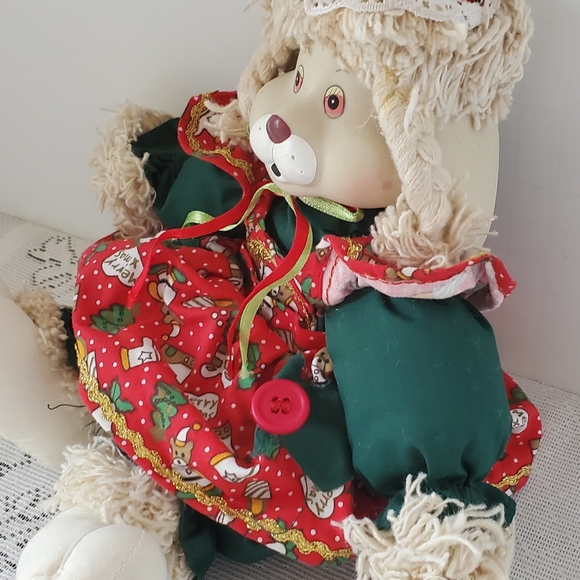 VTG House of Lloyd Christmas Hop Bunny Shelf Sitter Doll Around The World 1995 - Picture 7 of 8